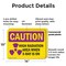 Signmission Radiation & Laser Sign, 10 in H x 14 in W, Plastic, Rectangle OS-2PACK-CR-P-1014-L-10172 - alternate 7